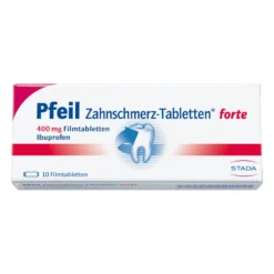 Pfeil Zahnschmerz Filmtabletten Forte, 10 St