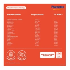 Pharmaton Vitality Filmtabletten, 100 St