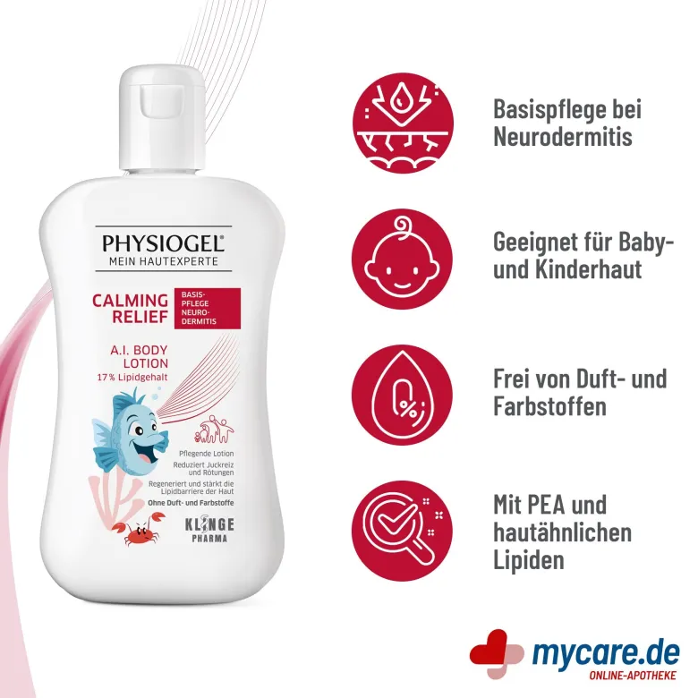 Physiogel Calming Relief A.I. Body Lotion Kinder-Edition, 200 ml