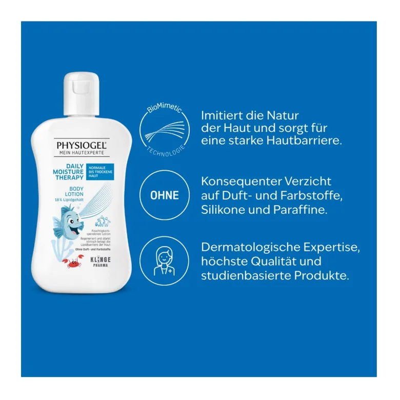 Physiogel Daily Moisture Therapy Bodylotion Kinder-Edition, 200 ml