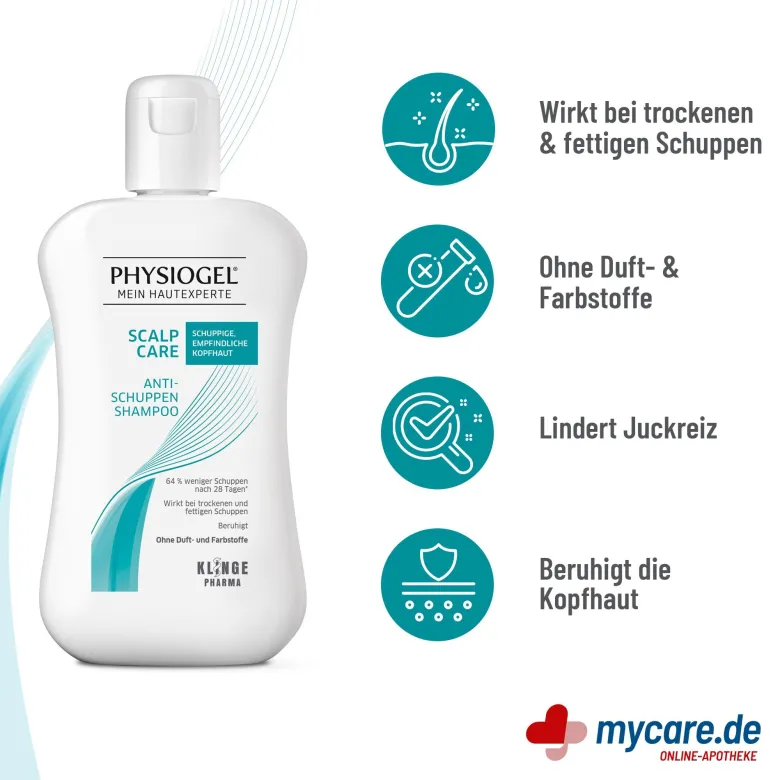 Physiogel Scalp Care Anti-Schuppen Shampoo, 200 ml