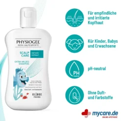 Physiogel Scalp Care Extra Mildes Shampoo Kinder-Edition, 200 ml