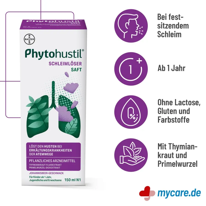 Phytohustil Schleimlöser Saft, 150 ml