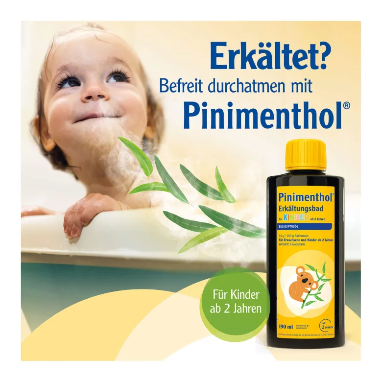 Pinimenthol Erkältungsbad für Kinder ab 2 Jahren, 190 ml