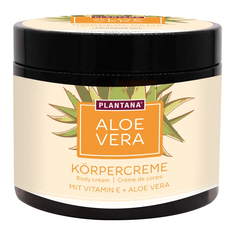 Plantana Aloe Vera Körpercreme mit Vitamin E, 500 ml
