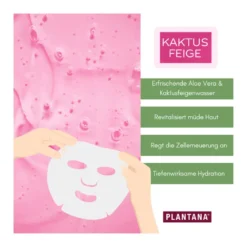 Plantana Gesichtstuchmaske Aloe Vera & Kaktusfeige, 1 St