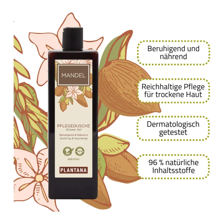 Plantana Mandel Pflegedusche, 500 ml