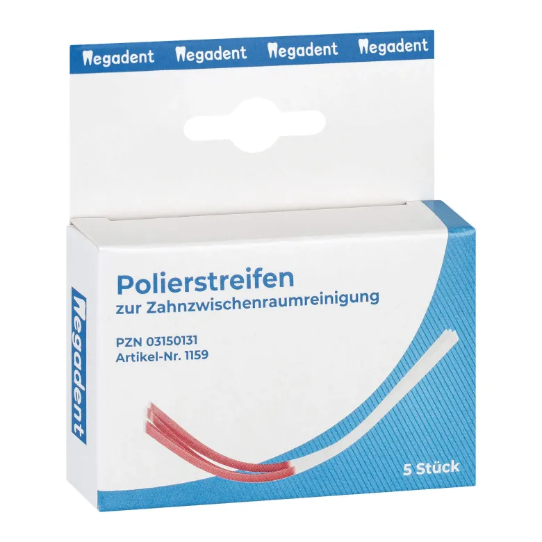 Polierstreifen zur Zahnzwischenraumreinigung, 5 St