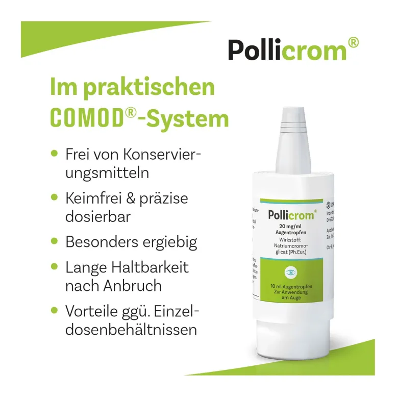 Pollicrom 20 mg/ml Augentropfen, 10 ml