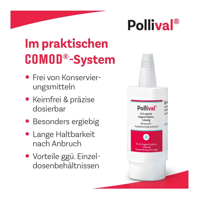 Pollival 0,5 mg/ml Augentropfen, 10 ml