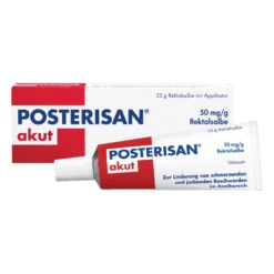 Posterisan akut 50 mg/g Rektalsalbe, 25 g