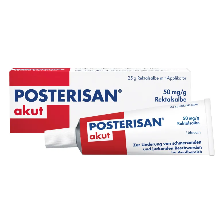 Posterisan akut 50 mg/g Rektalsalbe, 25 g
