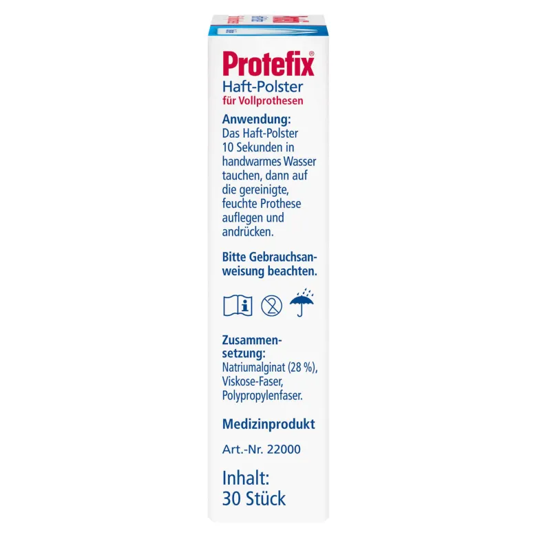 Protefix Haftpolster für Oberkiefer, 30 St