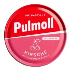 Pulmoll Hustenbonbons Wildkirsch + Vitamin C zuckerfrei, 50 g