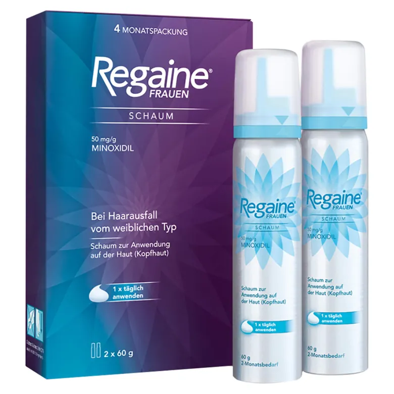 Regaine Frauen Schaum, 2X60 g