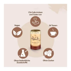 ReiChi Cafe Reishi-Pilz Espresso-Kaffee Kokos vegan, 400 g