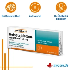 Reisetabletten-ratiopharm, 20 St