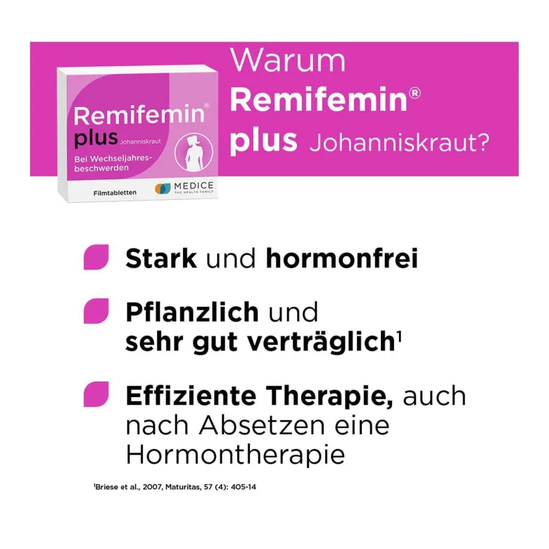 Remifemin plus Johanniskraut Filmtabletten, 60 St