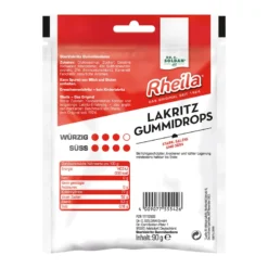 Rheila Lakritz Gummidrops mit Zucker, 90 g