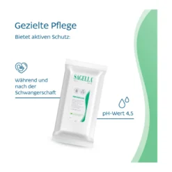 Sagella Active Pregnacare Reinigungstücher, 15 St