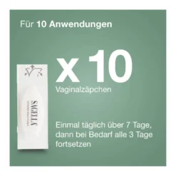 Sagella Poligyn 50+ Intensive Feuchtigkeit Vaginalzäpfchen, 10 St