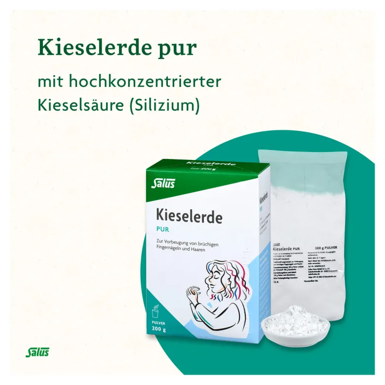 Salus Kieselerde pur Pulver, 200 g