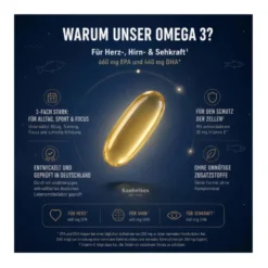 Sanhelios Premium Omega-3 Kapseln, 120 St
