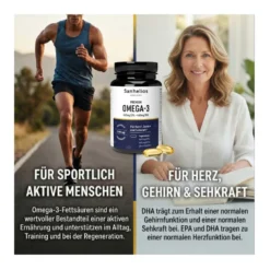 Sanhelios Premium Omega-3 Kapseln, 120 St