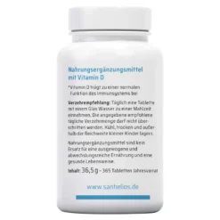 Sanhelios Vitamin D 1.000 I.E. Tabletten, 365 St