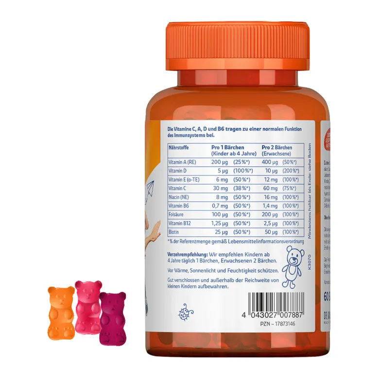 Sanostol Multi-Vitamin Bärchen, 60 St