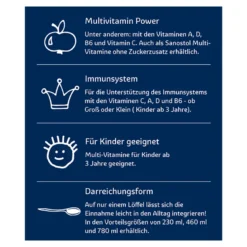 Sanostol Multi-Vitamine Saft, 780 ml