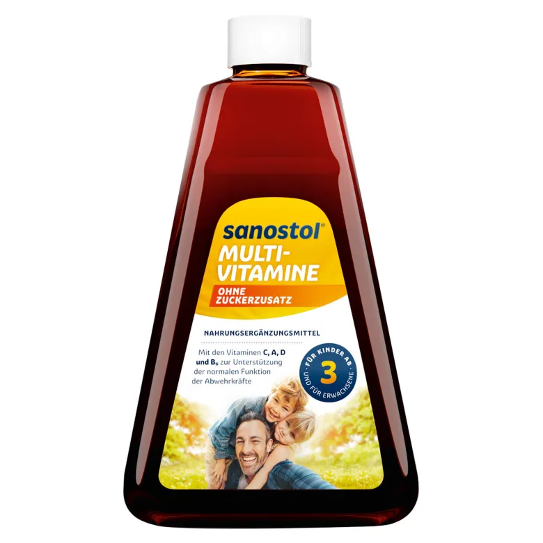 Sanostol Multi-Vitamin Saft ohne Zuckerzusatz, 230 ml