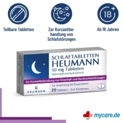 Schlaftabletten HEUMANN 50 mg Tabletten, 20 St