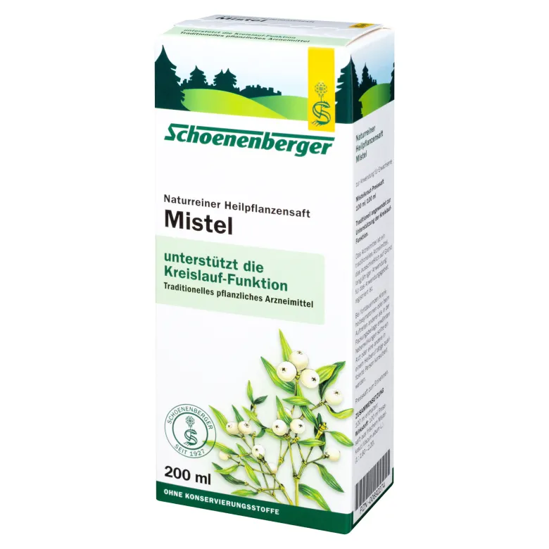 Schoenenberger Naturreiner Heilpflanzensaft Mistel, 200 ml