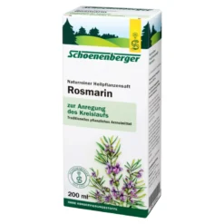 Schoenenberger Naturreiner Heilpflanzensaft Rosmarin, 200 ml