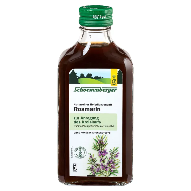 Schoenenberger Naturreiner Heilpflanzensaft Rosmarin, 200 ml