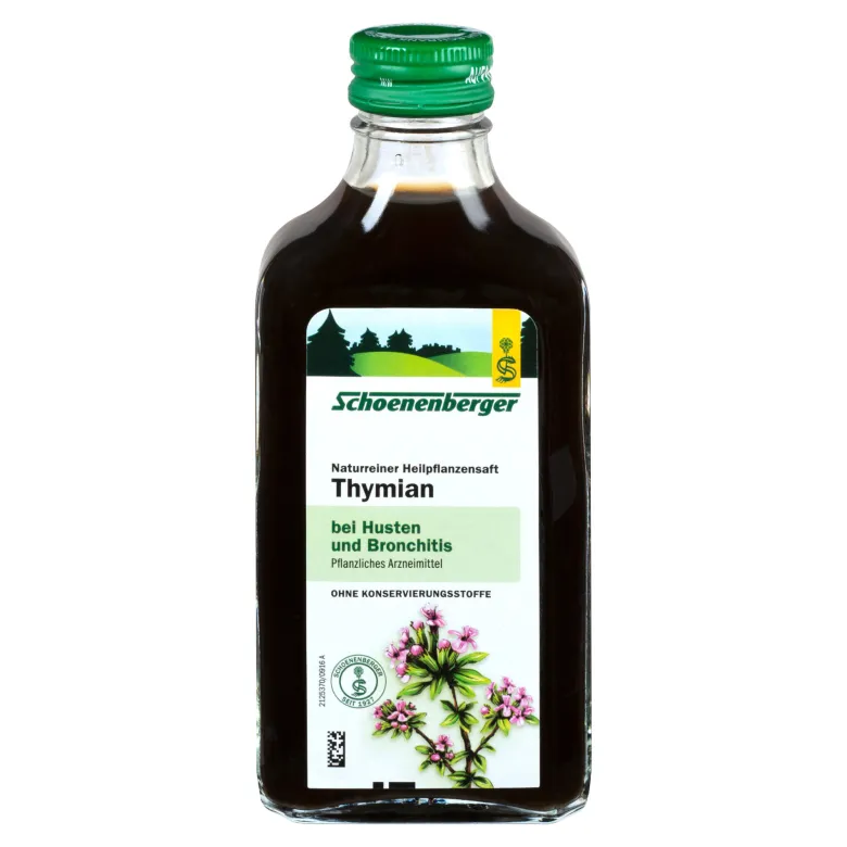Schoenenberger Naturreiner Heilpflanzensaft Thymian, 200 ml