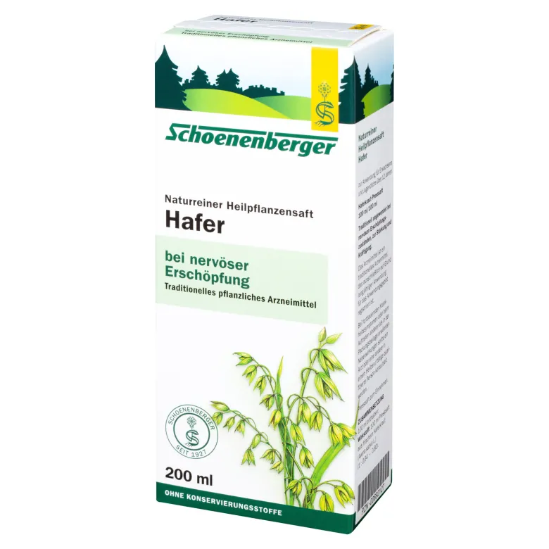 Schoenenberger Naturreiner Heilpflanzensaft Hafer, 200 ml