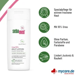 Sebamed Akut Lotion Urea 10% parfumfrei, 200 ml