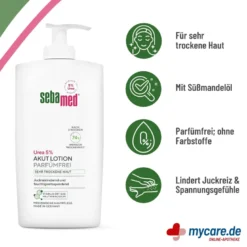Sebamed Akut Lotion Urea 5% parfumfrei, 400 ml
