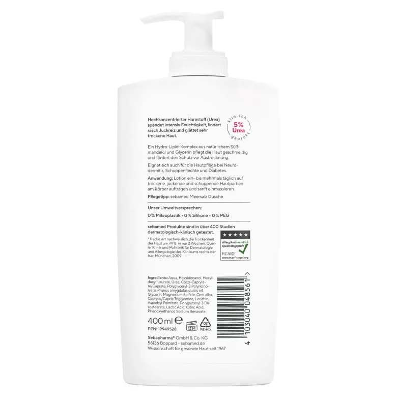 Sebamed Akut Lotion Urea 5% parfumfrei, 400 ml