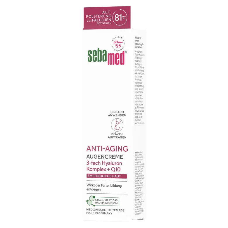 Sebamed Anti-Ageing Augencreme, 15 ml