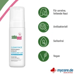 Sebamed Clear Face Reinigungsschaum, 150 ml
