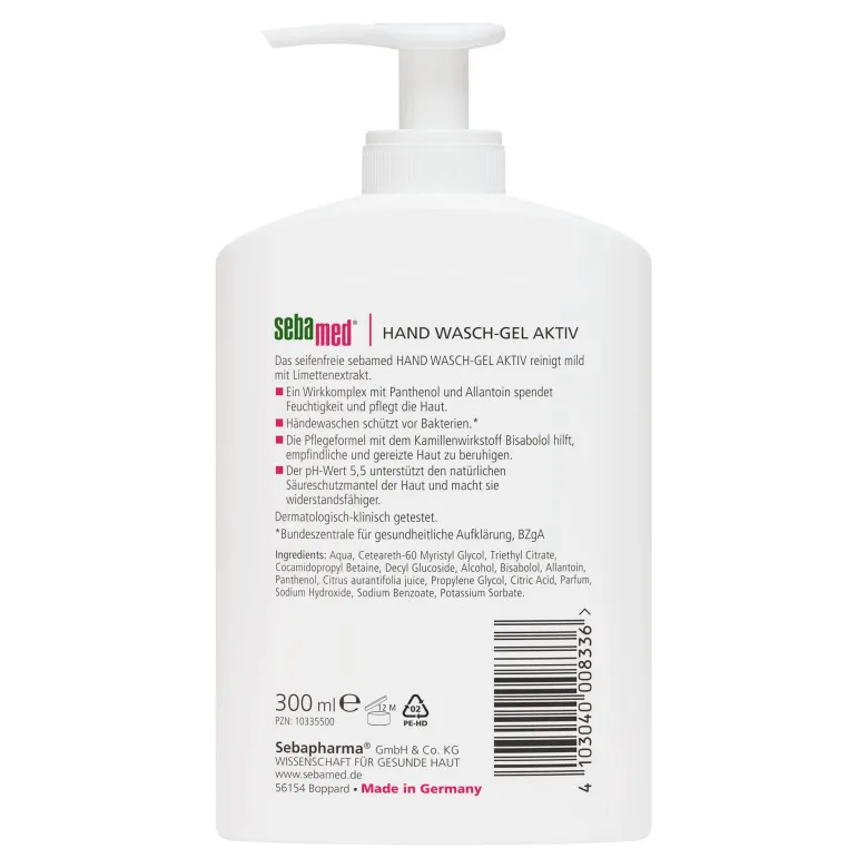 Sebamed Hand Wasch-Gel Aktiv, 300 ml