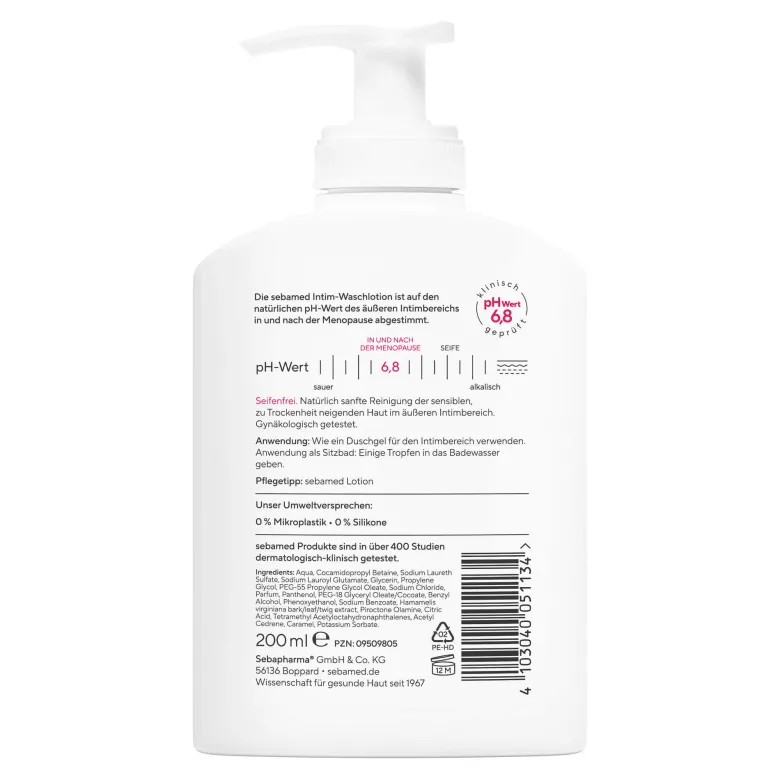 Sebamed Intim-Waschlotion pH-Wert 6,8, 200 ml