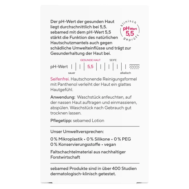 Sebamed Seifenfreies Waschstück, 150 g