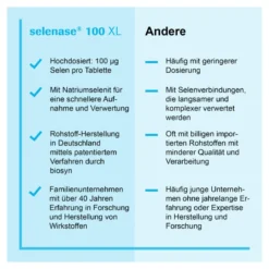 Selenase 100 XL Tabletten, 90 St