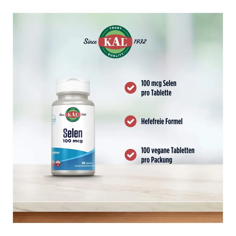 Selen 100 µg Tabletten, 100 St
