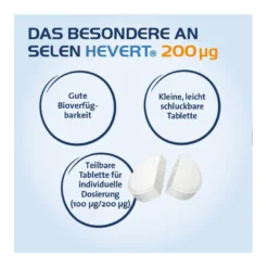 Selen Hevert 200 µg Tabletten, 200 St
