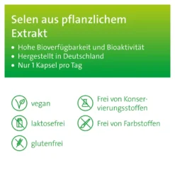 Selen Hevert pflanzlich 200 µg Kapseln, 60 St